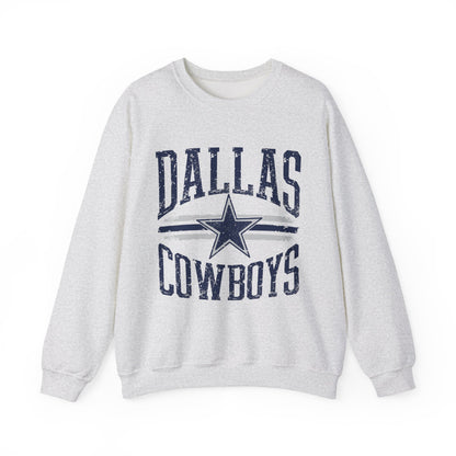 Dallas Cowboys Crewneck Sweatshirt, Unisex Sportswear, Game Day Apparel, Casual Comfort, Football Fan Gift, Cozy Layering