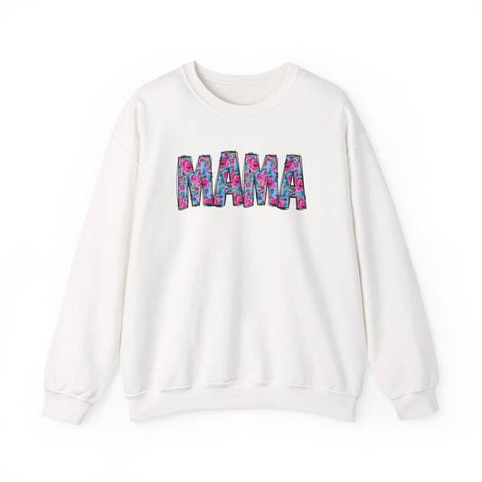 Mama Floral Crewneck Sweatshirt