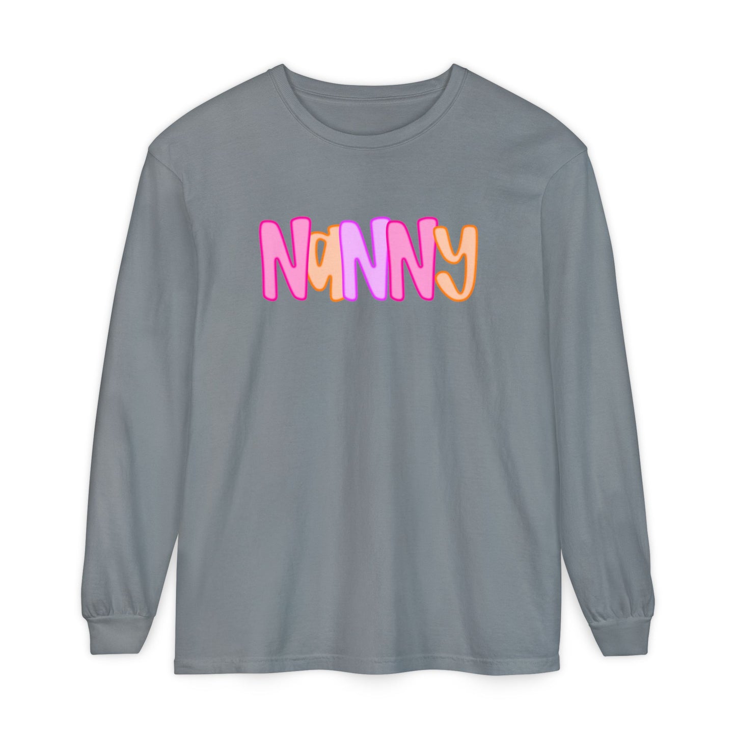 Nanny Neon Comfort Color Long Sleeves