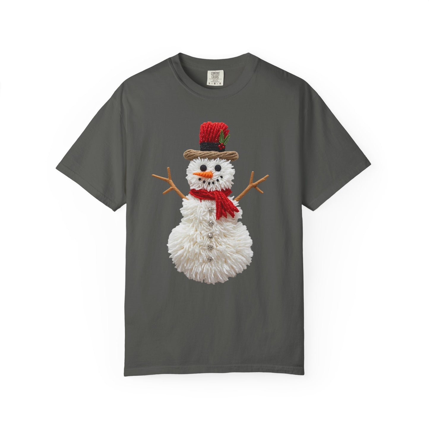 Snowman Holiday T-shirt Comfort Colors