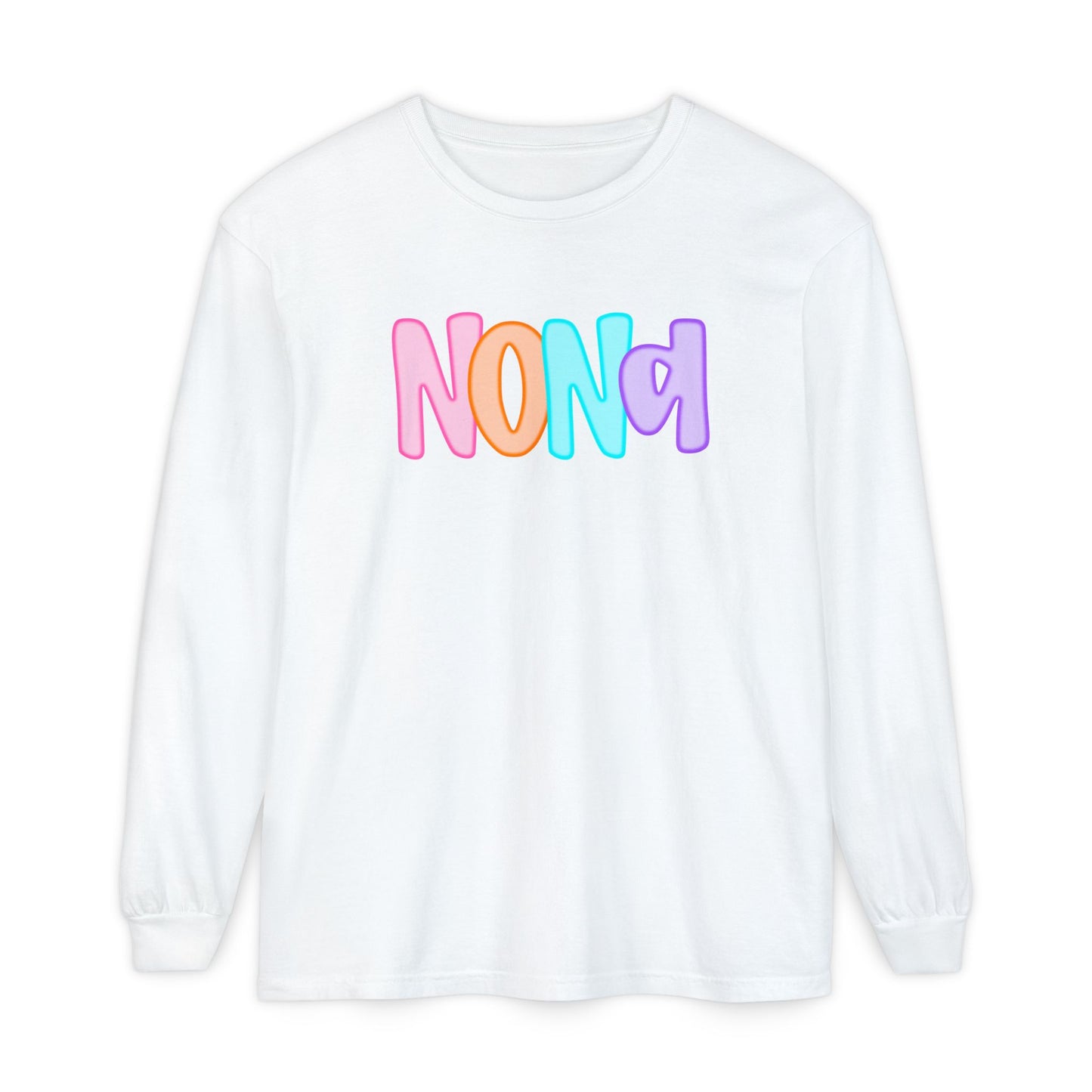 Nona Neon Comfort Color Long Sleeve