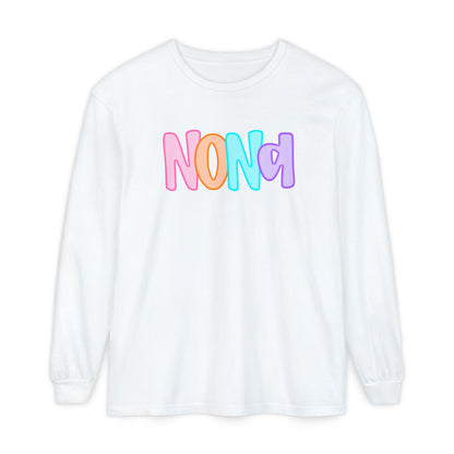 Nona Neon Comfort Color Long Sleeve