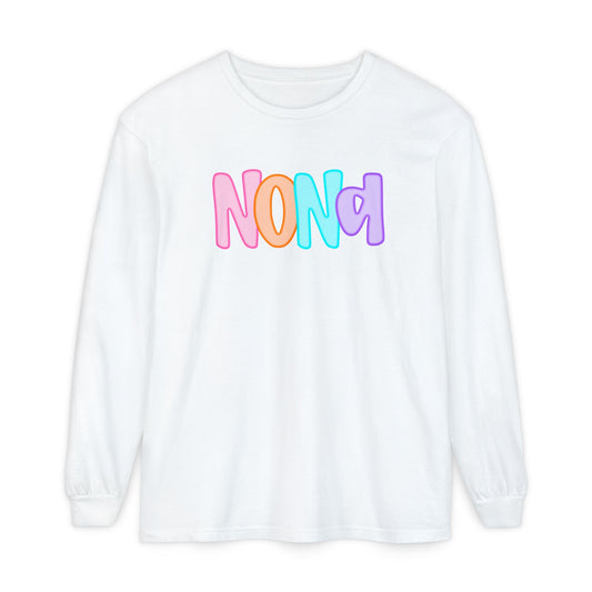 Nona Neon Comfort Color Long Sleeve