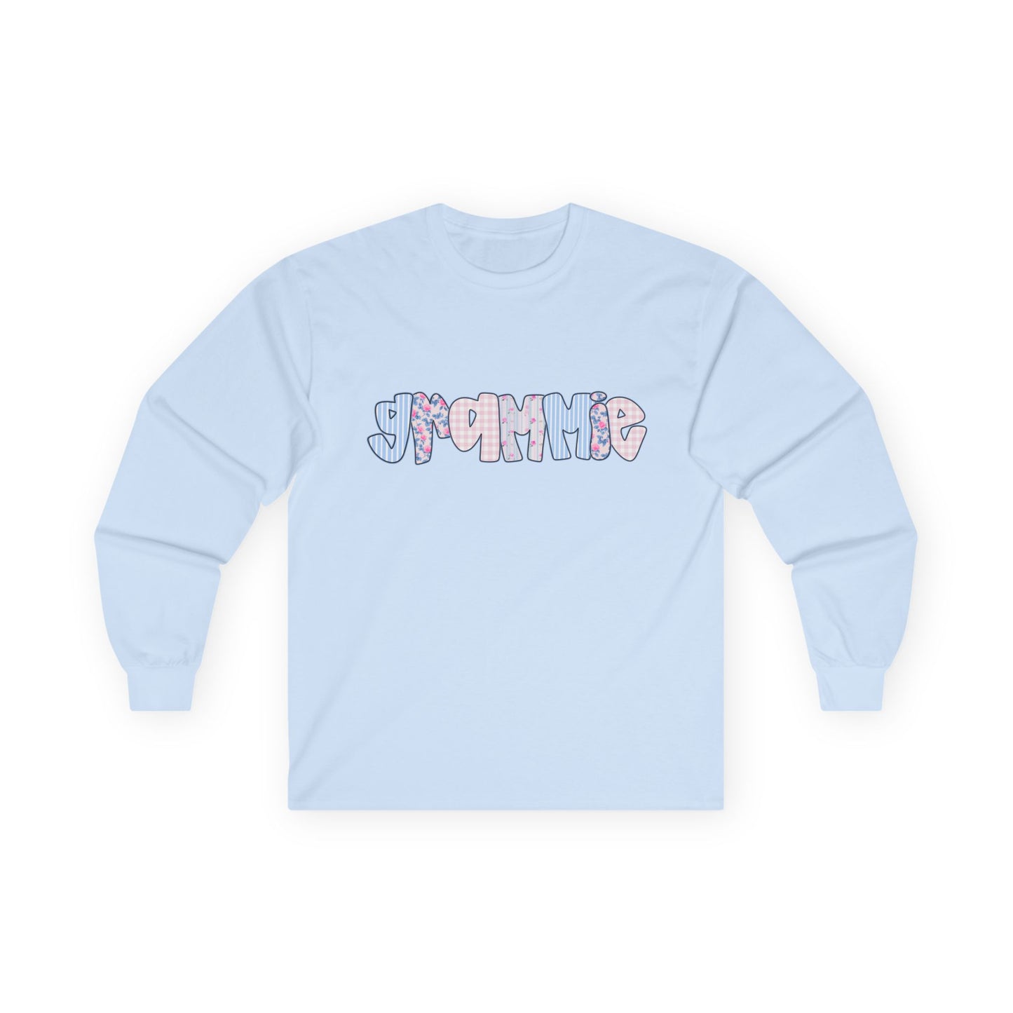 Grammie Pink & Blue Floral Long Sleeve