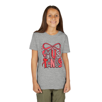 Mustangs Youth Tee, Fun Casual T-Shirt for Kids, Perfect for Birthdays, School Events, Team Spirit, or Everyday Wear