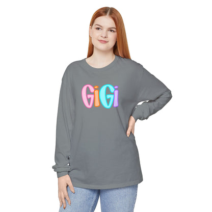 Gigi Neon Comfort Colors Long Sleeve