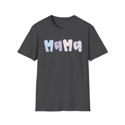 Mama Floral Letters T-Shirt