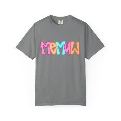 Memaw Neon Comfort Colors Tee