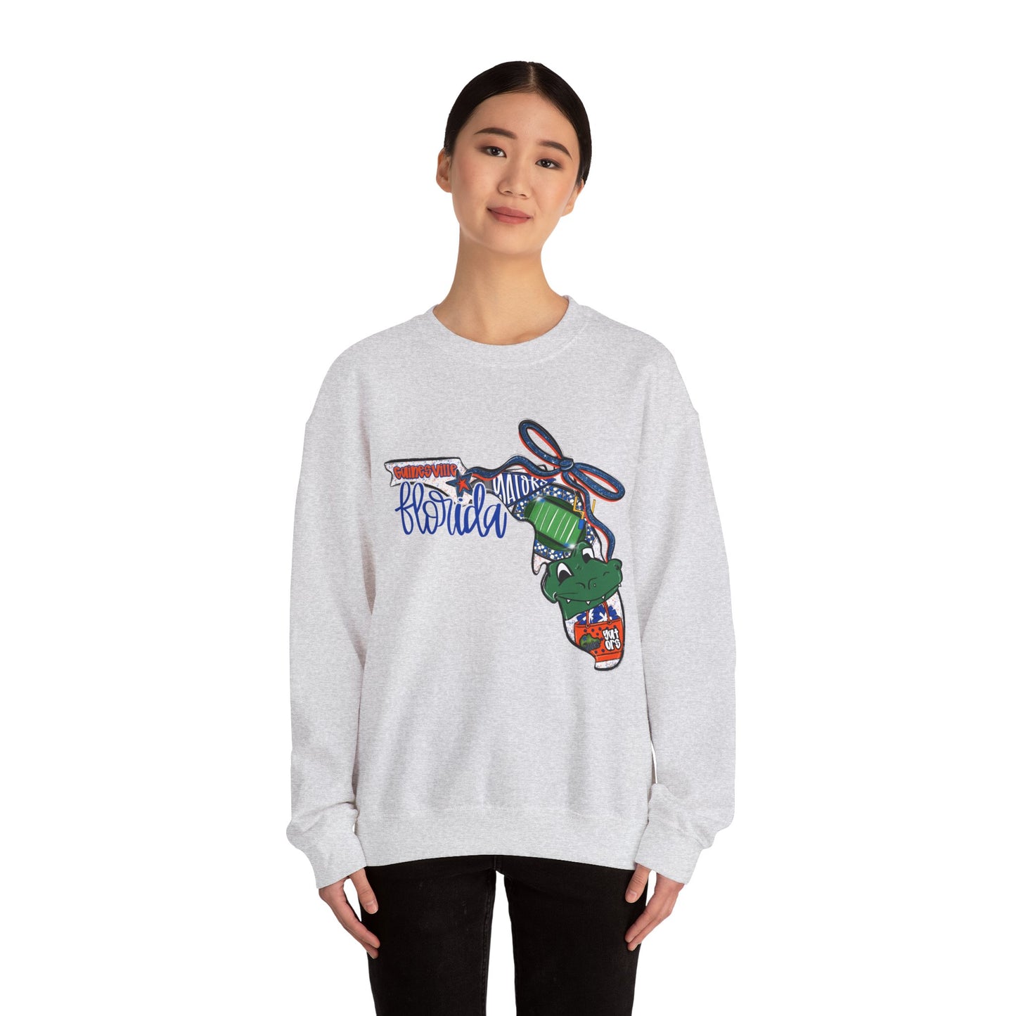 Florida Vibes Crewneck Sweatshirt | Unisex Graphic Top, Casual Wear, Gift for Him/Her, Vacation Essentials, Comfortable Style