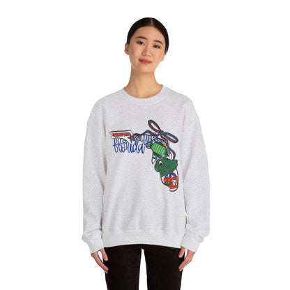 Florida Vibes Crewneck Sweatshirt | Unisex Graphic Top, Casual Wear, Gift for Him/Her, Vacation Essentials, Comfortable Style