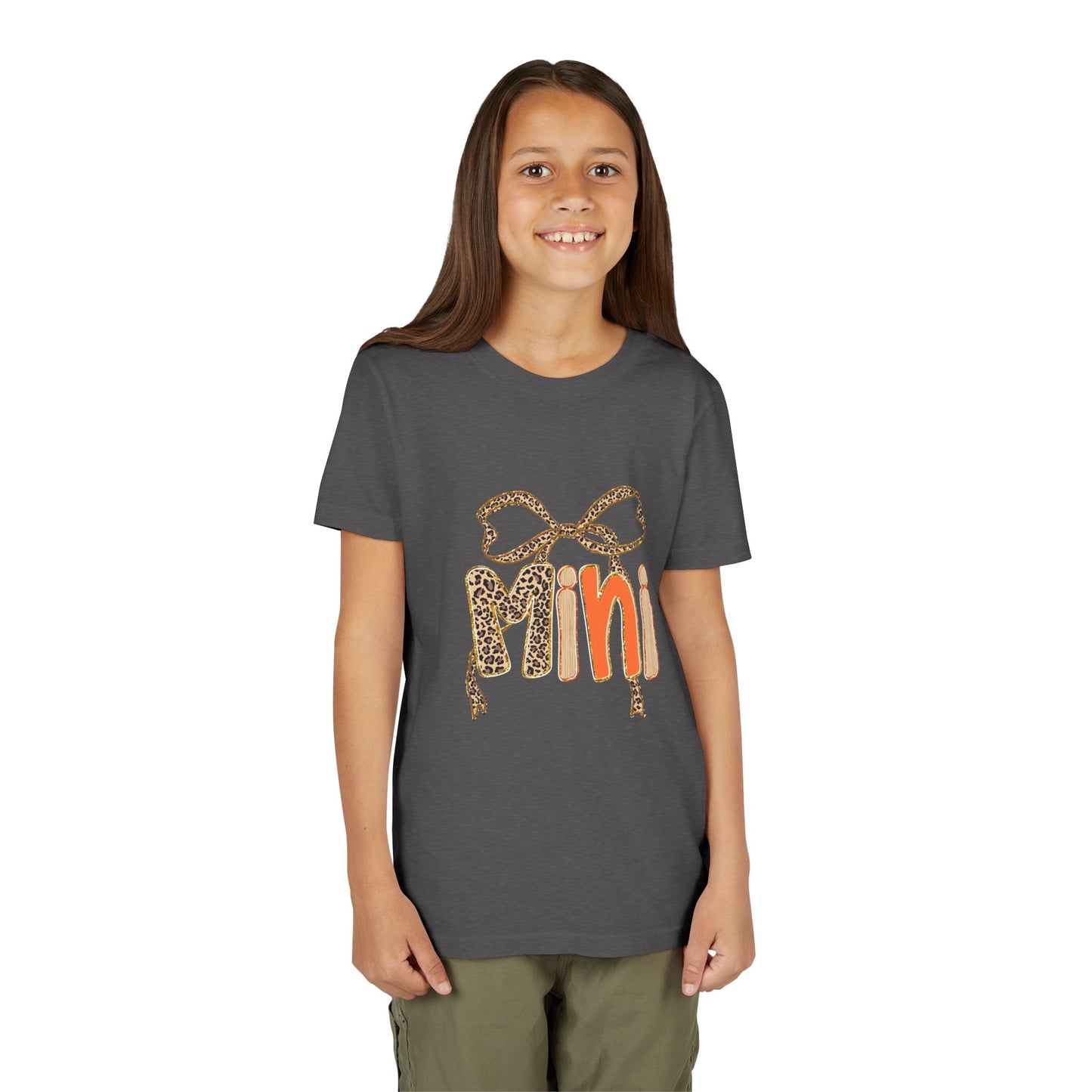 Mini Bow Youth Tee, Cute Kid's T-Shirt, Trendy Youth Apparel, Perfect for Birthdays, Fun Playtime Top, Gifts for Mini Fashionistas