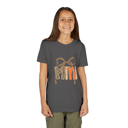 Mini Bow Youth Tee, Cute Kid's T-Shirt, Trendy Youth Apparel, Perfect for Birthdays, Fun Playtime Top, Gifts for Mini Fashionistas