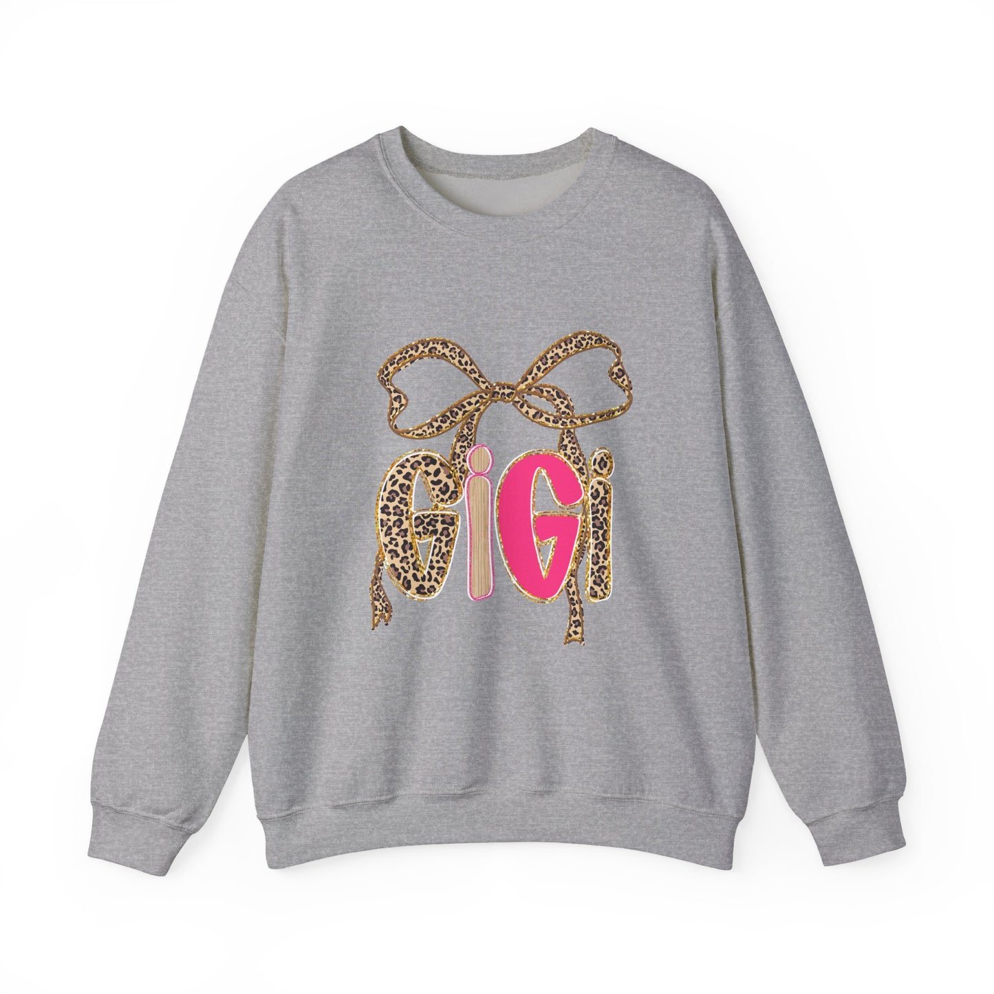 Gigi Neon Leopard Bow Sweatshirt