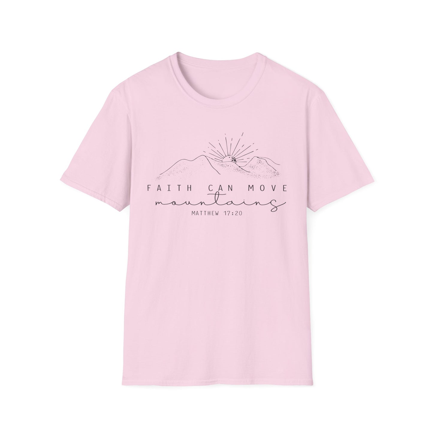 Faith Over Mountains Gildan Softstyle