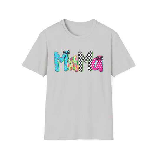 Mama Colorful Pattern Graphic T-Shirt