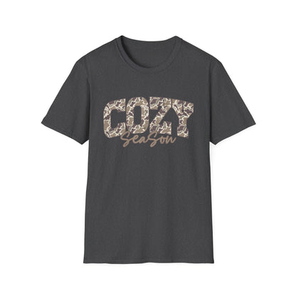 Cozy Season Camo GIldan Softstyle T-Shirt