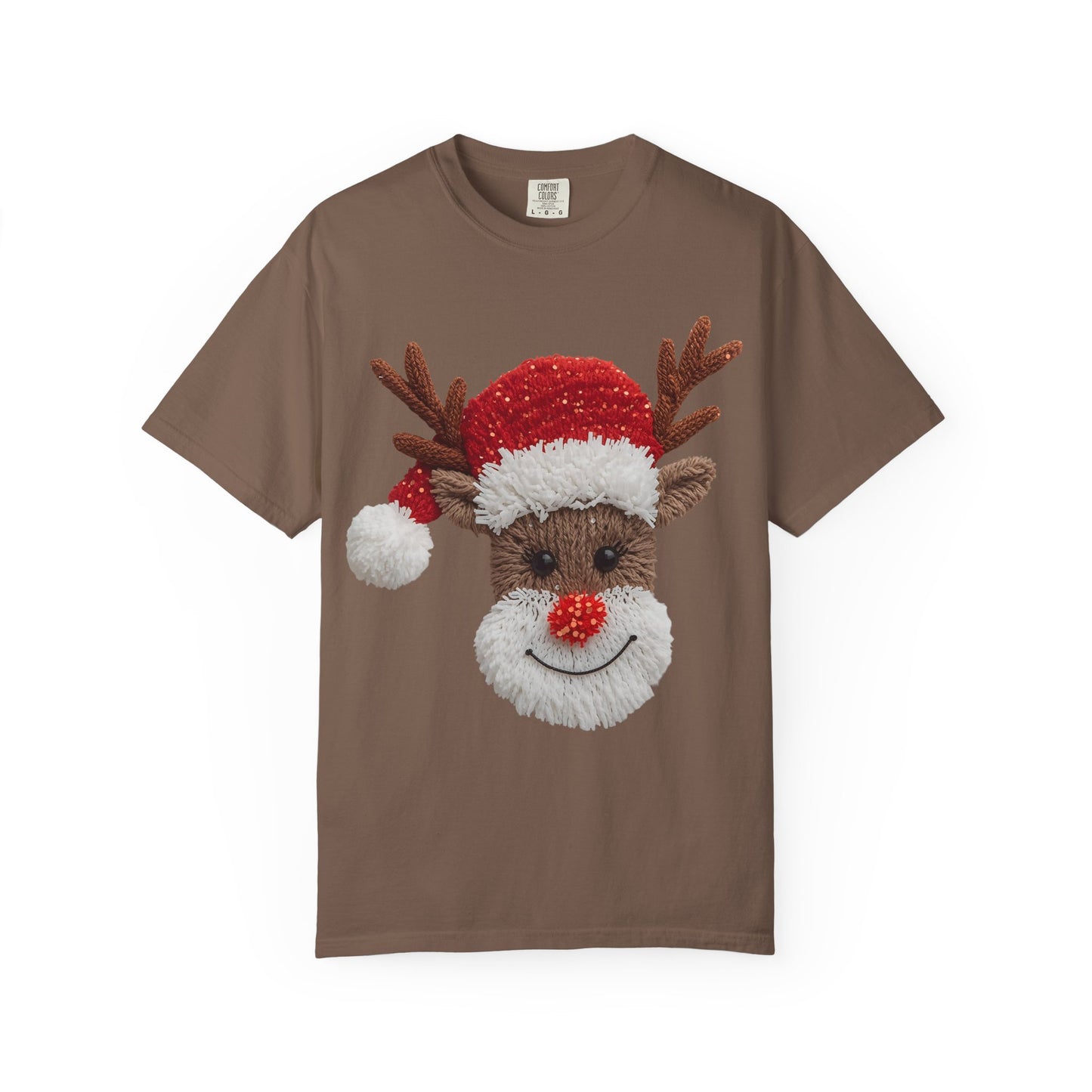 Festive Reindeer T-Shirt Comfort Colors