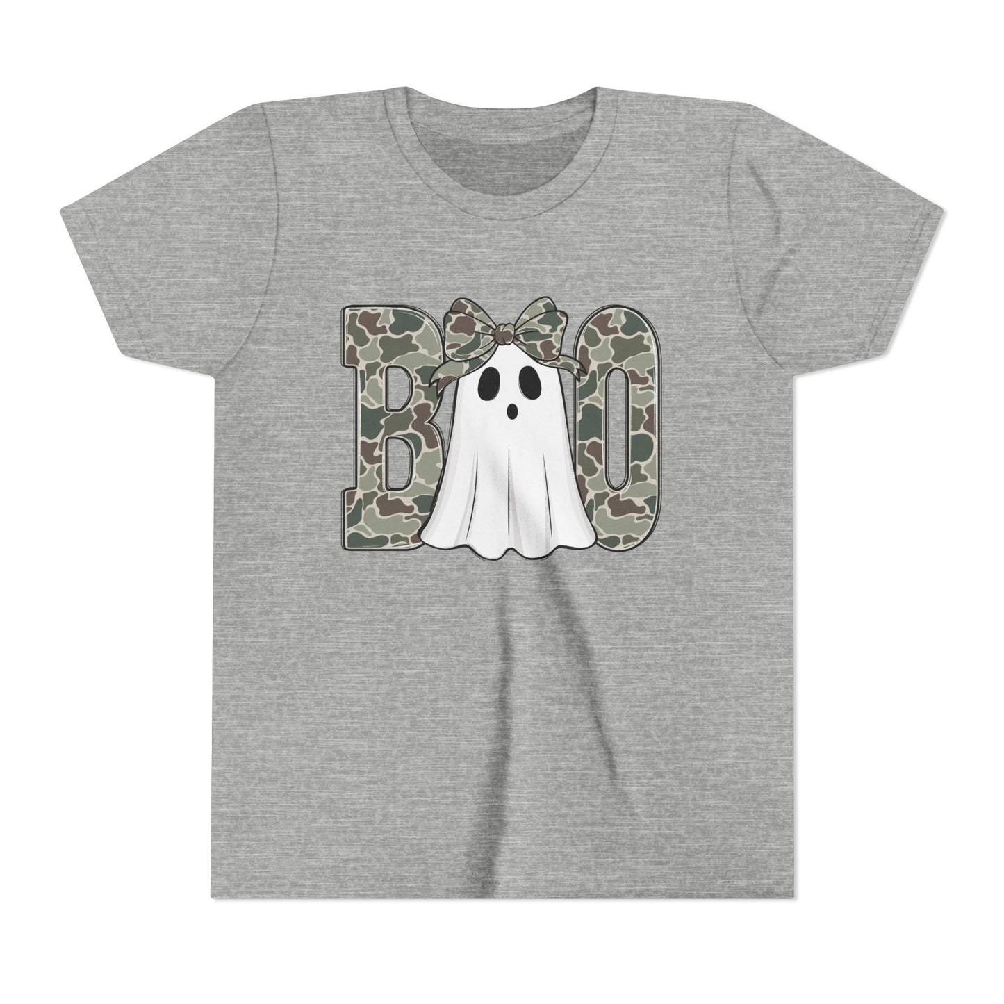 Ghostly Camo Girls Boo Youth Tee,