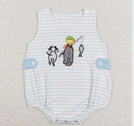 Dog Gone Fishing Bubble