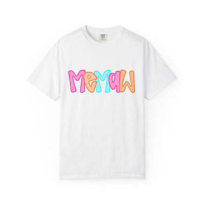 Memaw Neon Comfort Colors Tee