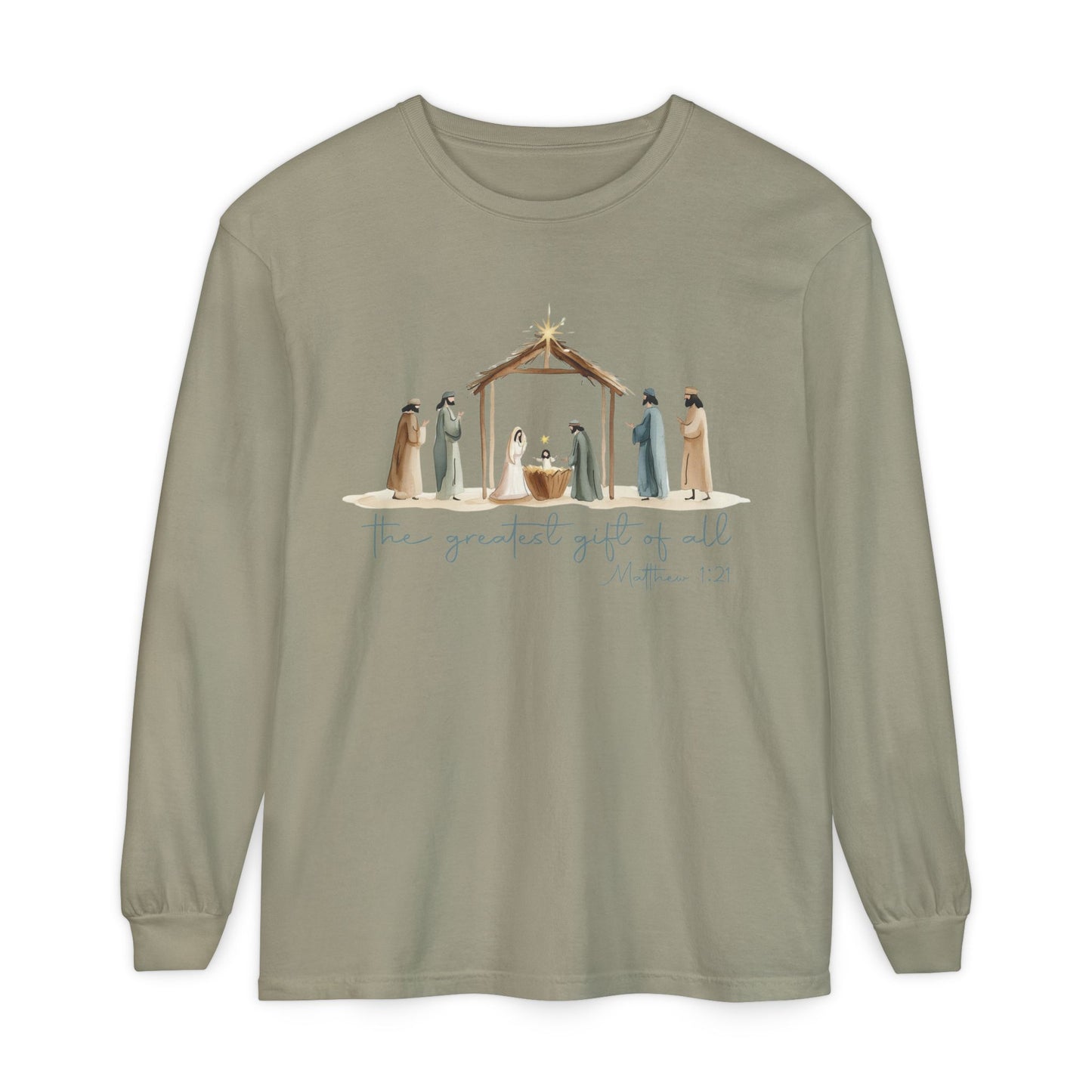 Garment-Dyed Long Sleeve T-Shirt Comfort Colors