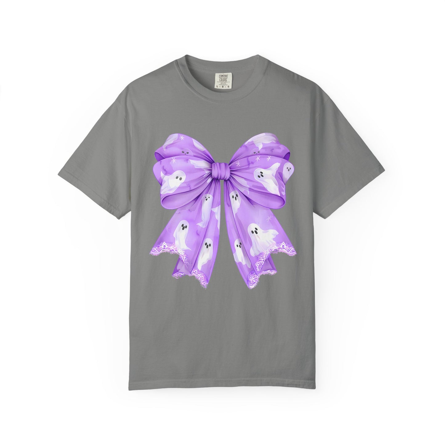 Purple Ghost Bow T-shirt