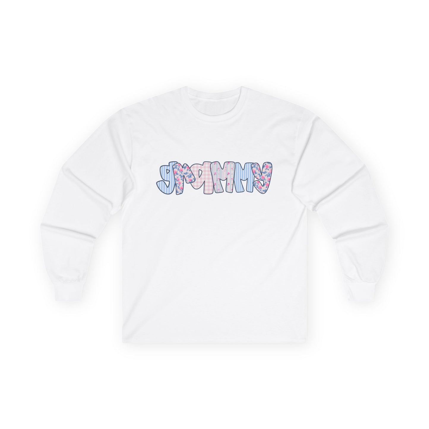 Grammy Pink & Blue Floral Long Sleeve