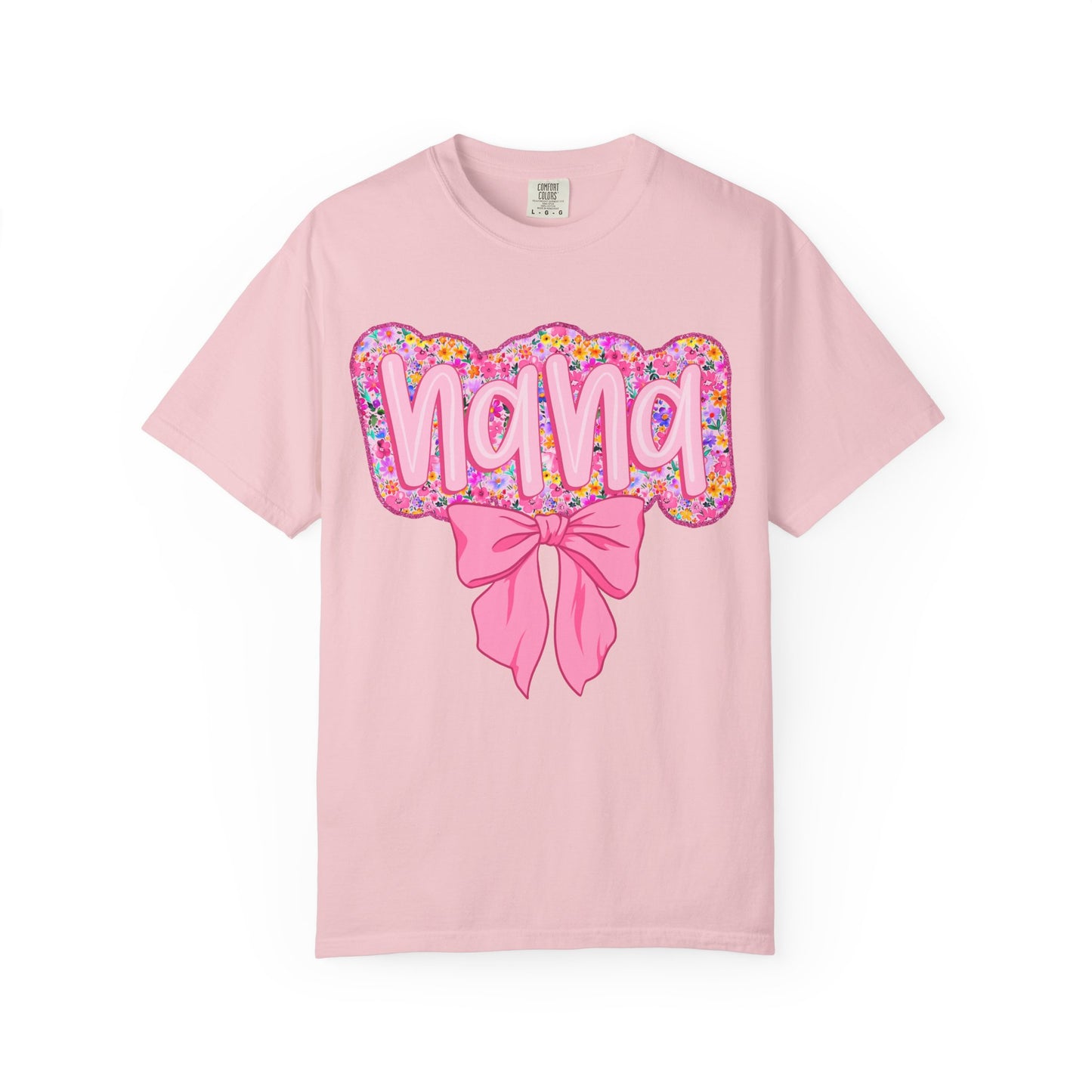 Floral Nana T-shirt, Gift for Grandma, Mother's Day Shirt, Grandparent Appreciation, Casual Family Wear