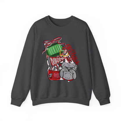 Cozy Dog-Themed Sweatshirt, Perfect for Pet Lovers, Gift for Dog Owners, Holiday Apparel, Cute Casual Wear, Georgia Bulldogs Merchandise