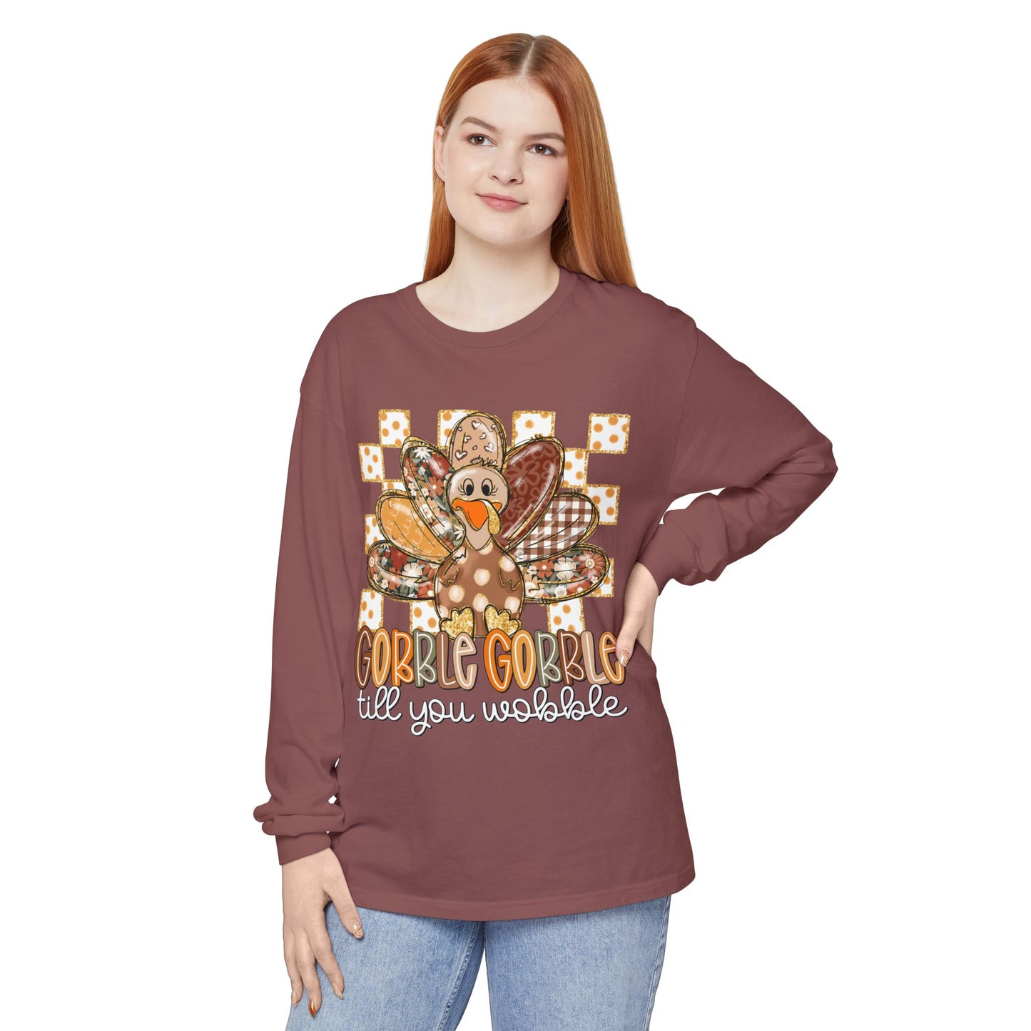 Thanksgiving Turkey Long Sleeve Tee