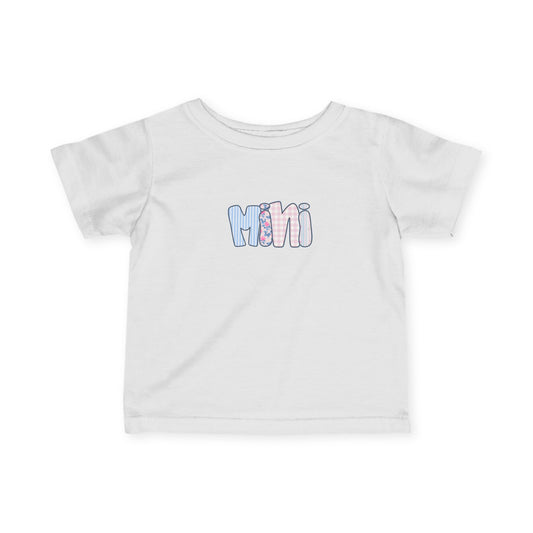 Infant Mini Pink & Blue Floral T-Shirt