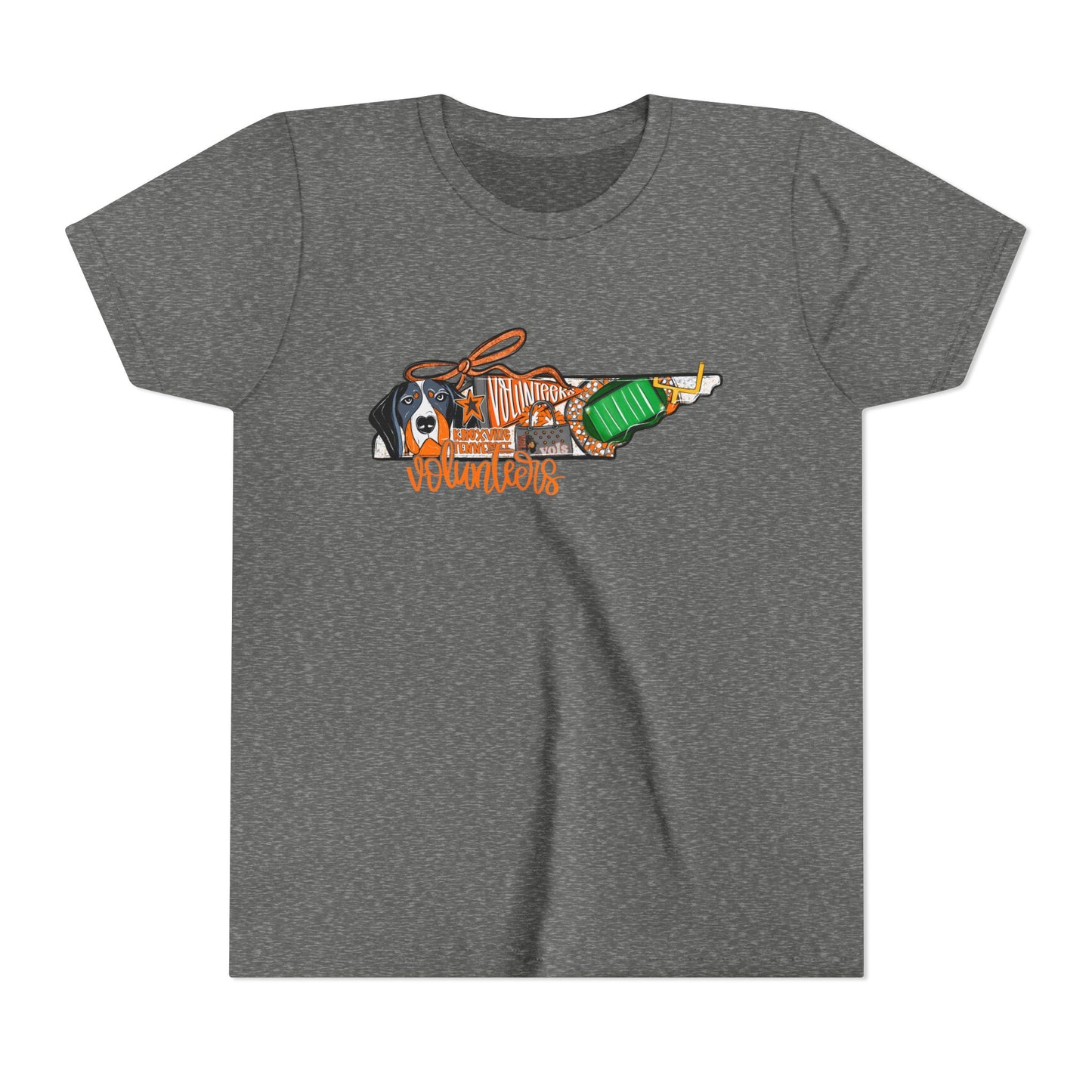 Youth Short Sleeve Tee with Fun Graphic Design, Perfect for Casual Wear, Birthdays, Halloween, Adventures, Every Day