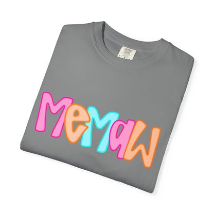 Memaw Neon Comfort Colors Tee
