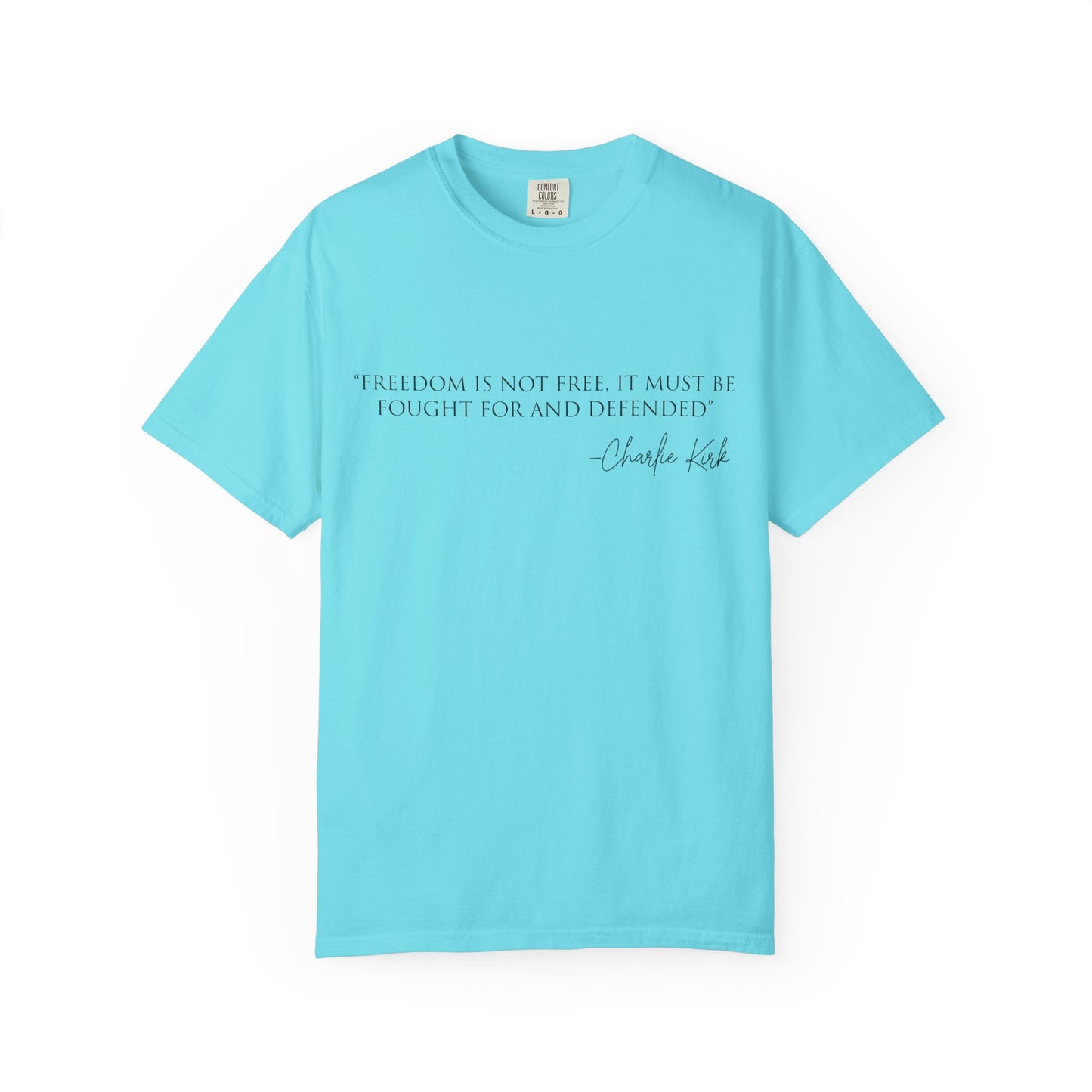 Freedom Quote Unisex T-Shirt, Motivational Tee, Gift for Activists, Casual Wear, Birthday Present, Statement Apparel