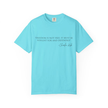 Freedom Quote Unisex T-Shirt, Motivational Tee, Gift for Activists, Casual Wear, Birthday Present, Statement Apparel