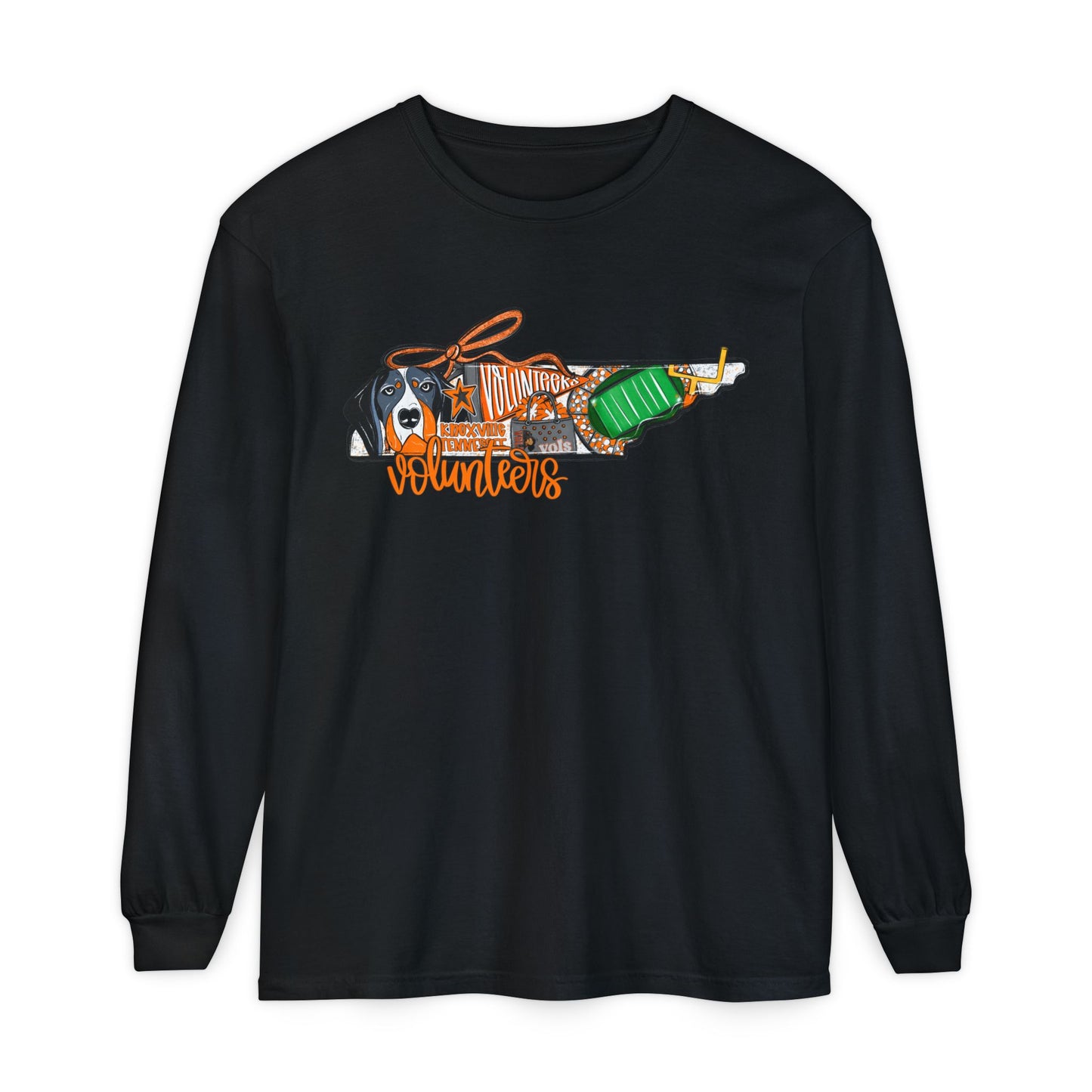 Volunteer Spirit Long Sleeve T-Shirt, Casual Tee, Comfortable Shirt, Gift for Volunteers, Fundraiser Shirt, Everyday Wear