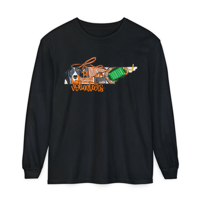 Volunteer Spirit Long Sleeve T-Shirt, Casual Tee, Comfortable Shirt, Gift for Volunteers, Fundraiser Shirt, Everyday Wear