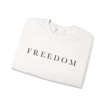 Freedom Crewneck Sweatshirt, Cozy Unisex Sweatshirt, Casual Wear, Gift for Him/Her, Everyday Comfort, Relaxed Fashion