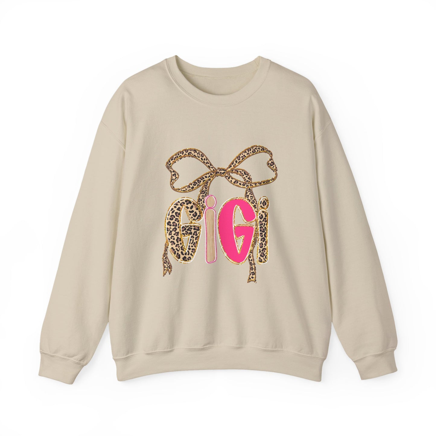 Gigi Neon Leopard Bow Sweatshirt