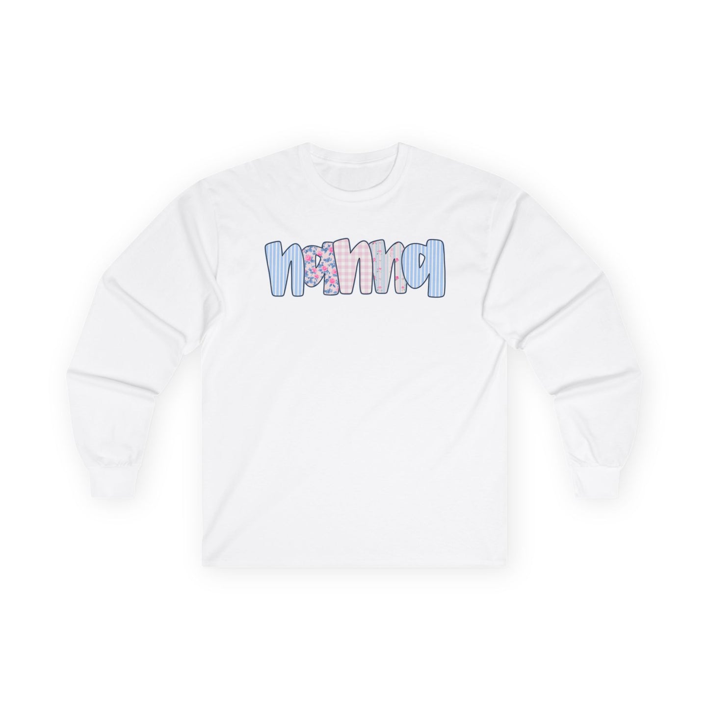 Nanna Pink & Blue Floral Long Sleeve