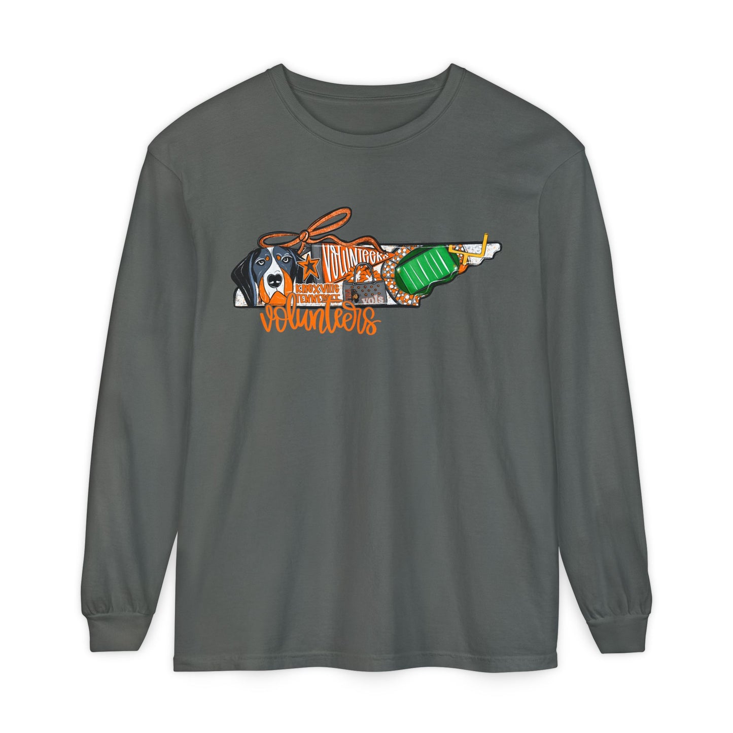 Volunteer Spirit Long Sleeve T-Shirt, Casual Tee, Comfortable Shirt, Gift for Volunteers, Fundraiser Shirt, Everyday Wear