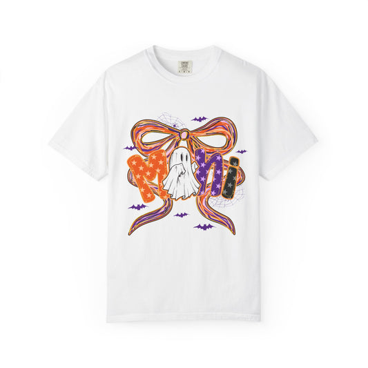 Halloween Ghost Ribbon T-Shirt | Unisex Spooky Wear, Fall Fashion, Halloween Party, Costume Tee, Gift for Ghost Lovers