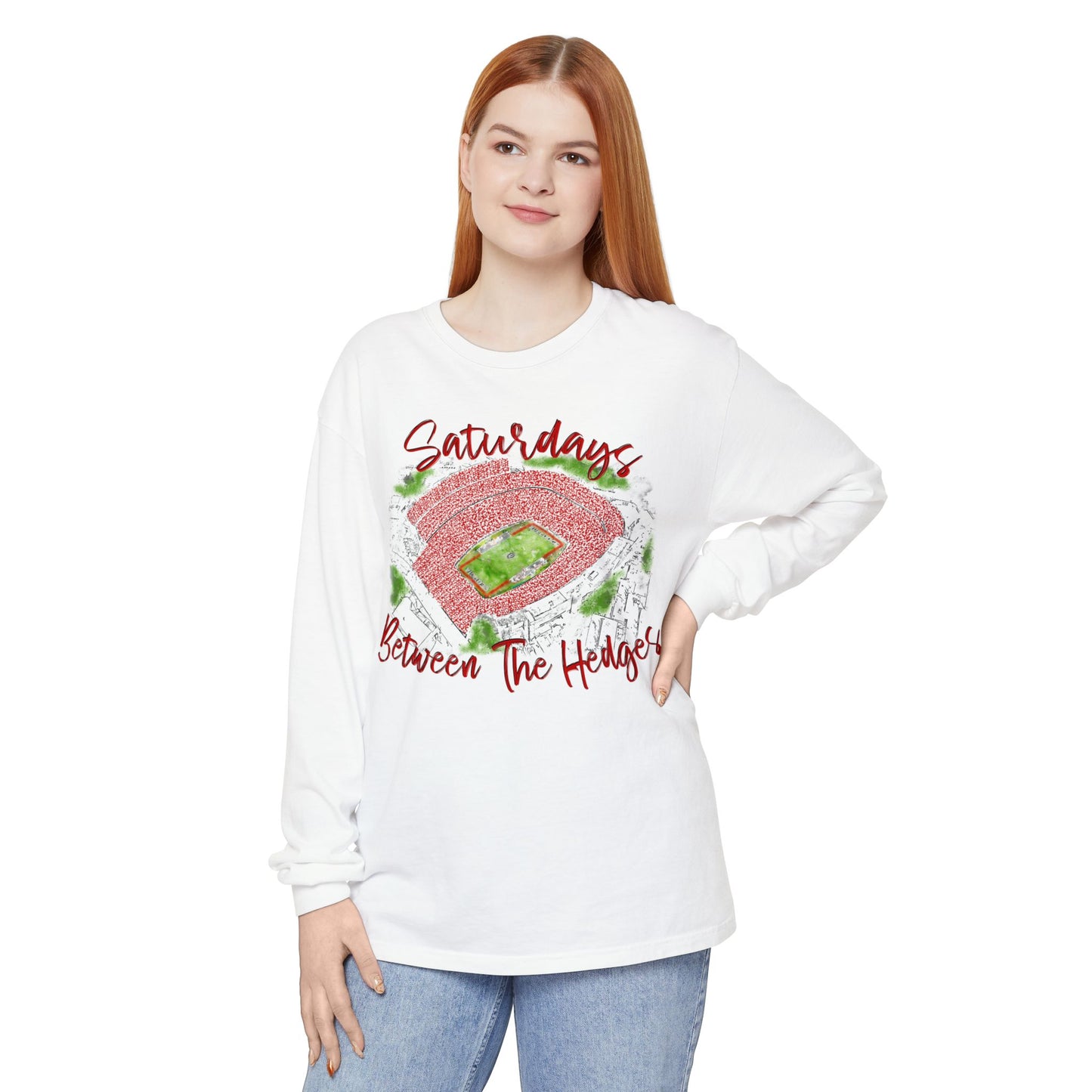 Unisex Garment-dyed Long Sleeve T-Shirt