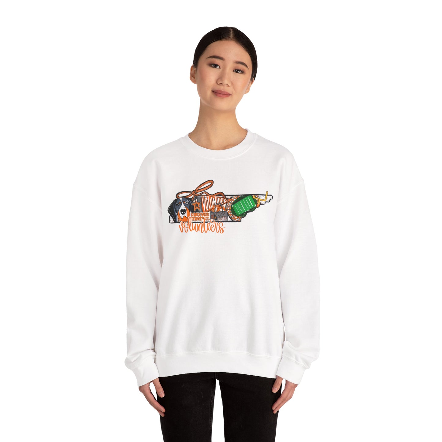 Volunteers Inspired Crewneck Sweatshirt - Cozy Gift for Animal Lovers, Perfect for Fall, Dog Lover's Apparel, Eco-Friendly Fashion, [...]