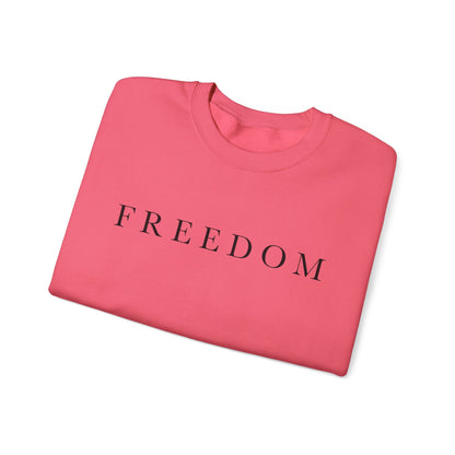 Freedom Crewneck Sweatshirt, Cozy Unisex Sweatshirt, Casual Wear, Gift for Him/Her, Everyday Comfort, Relaxed Fashion