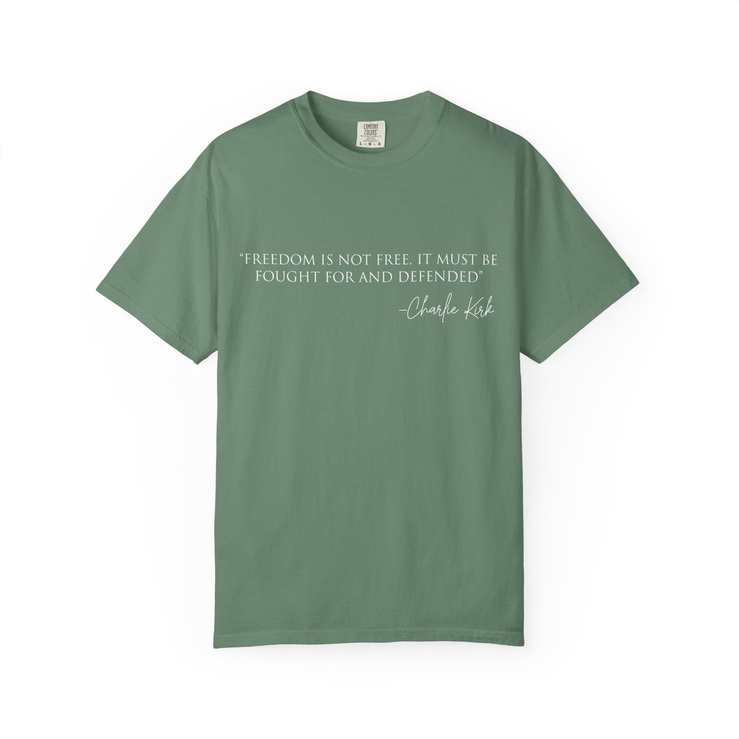 Freedom Quote T-Shirt, Inspirational Tee, Unisex Graphic Shirt, Motivational Gift, Casual Wear, Quote Apparel