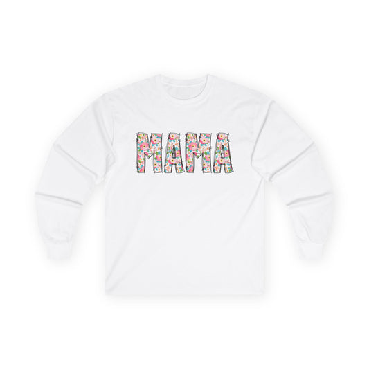 Mama Floral Long Sleeve Tee