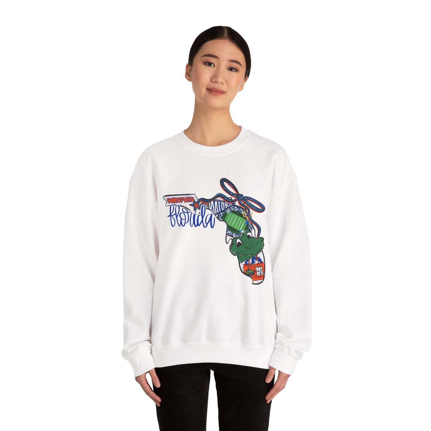Florida Vibes Crewneck Sweatshirt | Unisex Graphic Top, Casual Wear, Gift for Him/Her, Vacation Essentials, Comfortable Style