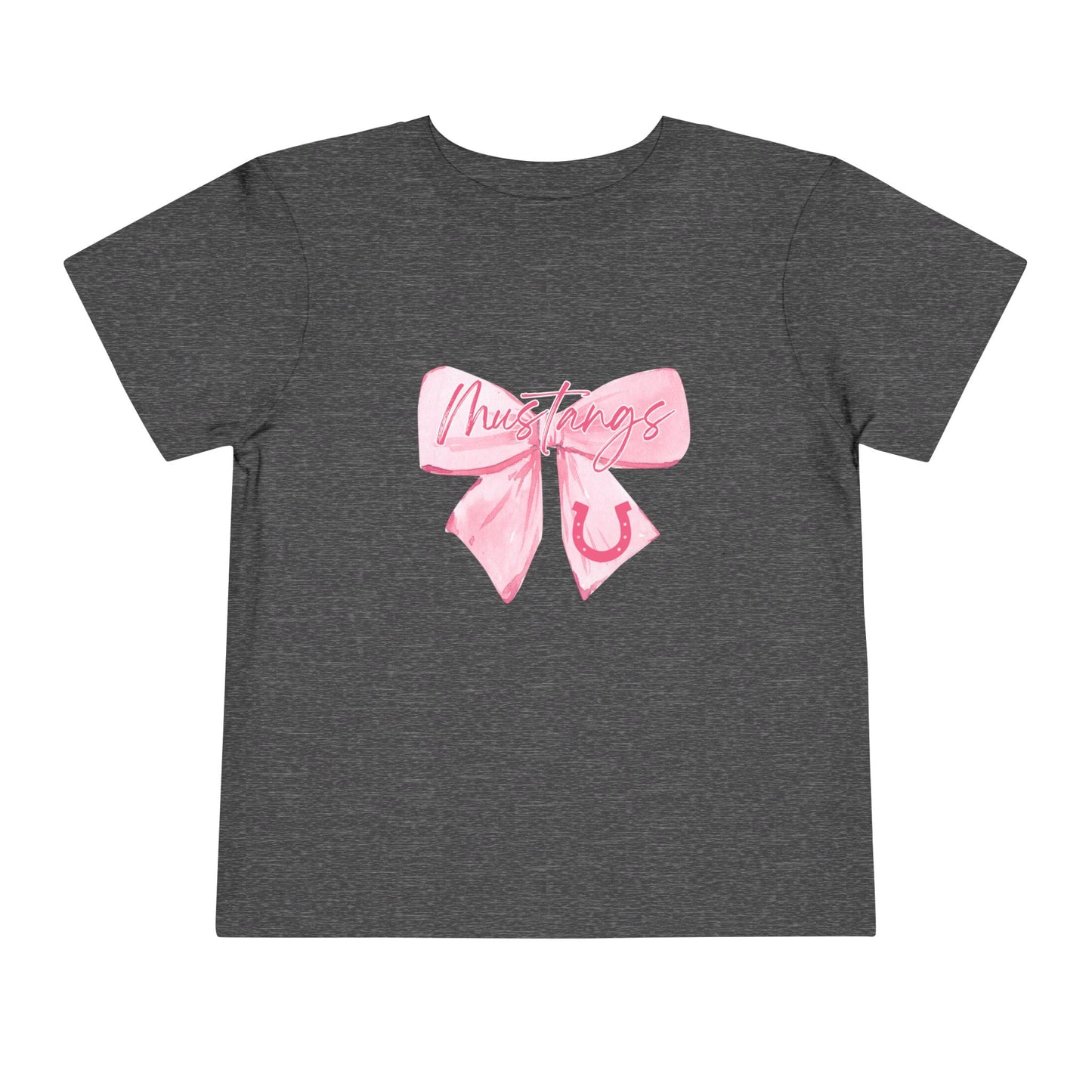 Cute Toddler T-Shirt with Bow Design, Perfect for Birthdays, Parties, Girls' Fashion, Summer Wear, Gift for Little Ones