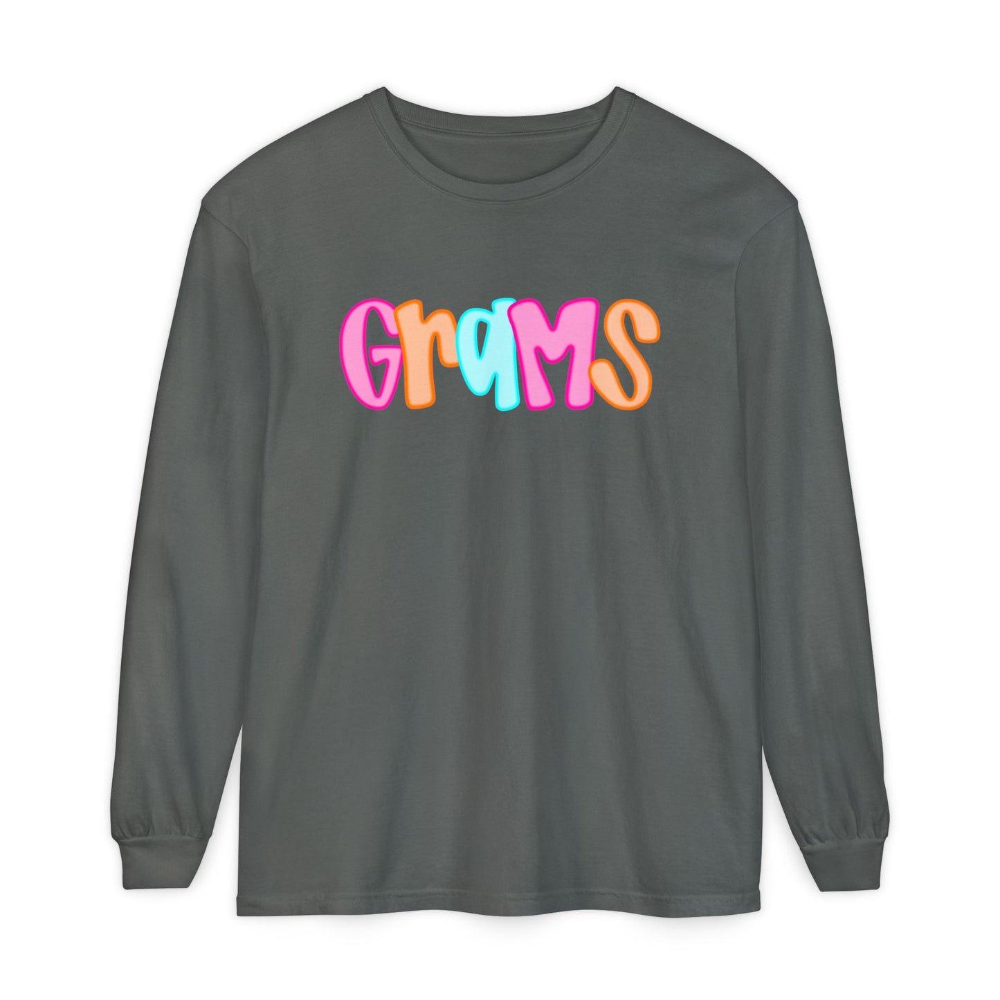 Grams Neon Comfort Colors Long Sleeve